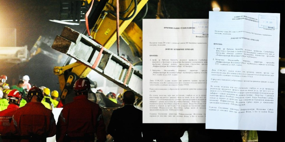 Nove informacije o osumnjičenima za pad nadstrešnice u Novom Sadu: Podneta dopuna krivične prijave - evo šta u njoj piše!