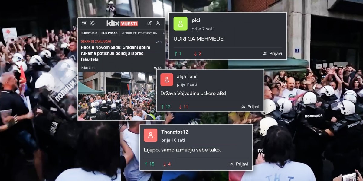 "Udrite se među sobom, uskoro država Vojvodina": Islamisti likuju zbog nasilja blokadera nad policijom u Novom Sadu
