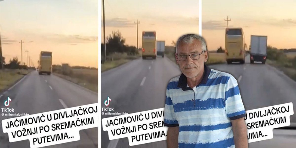 Prevarant Jaćimović divljao autobusom po putu: Pogledajte zastrašujući snimak!