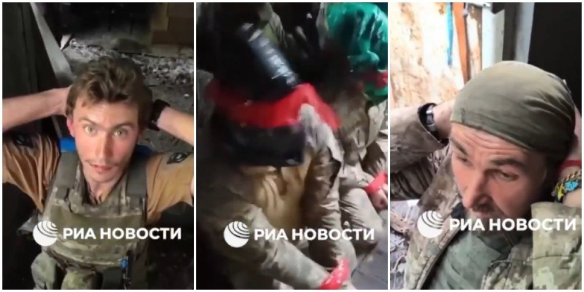 Šok snimak! Živi nisu smeli u ruske ruke, a sada se grupa masovno predala: Previše krvi i smrti je ovde! (VIDEO)