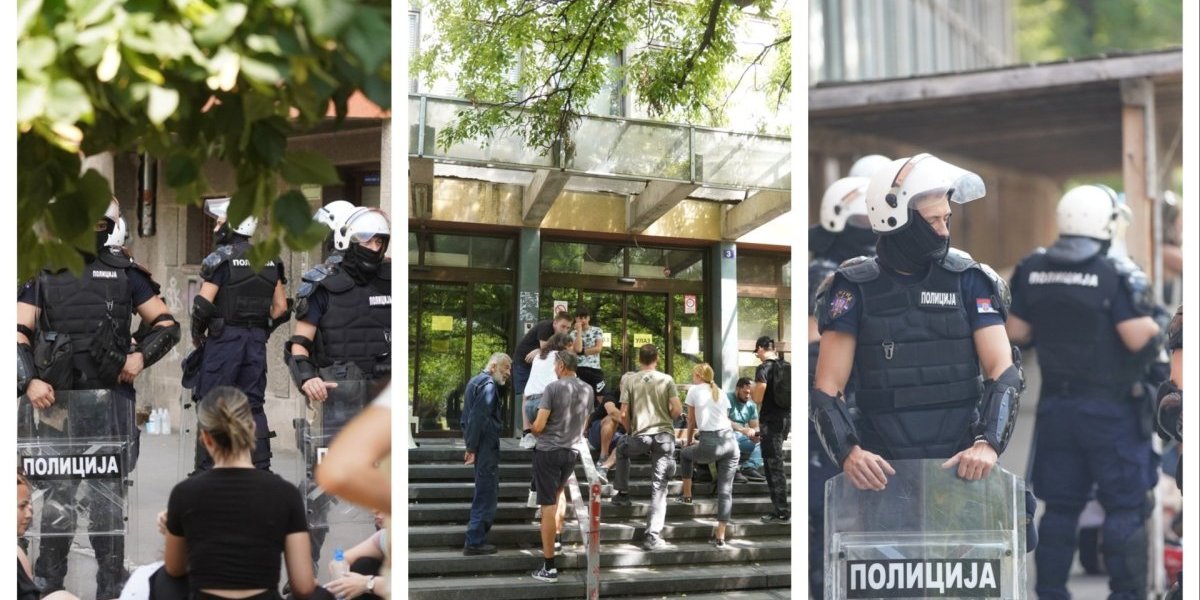 Provalili smo ih: Blokaderi spremaju još jednu paklenu noć u Novom Sadu