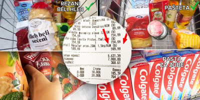 U susret najavljenim ekonomskim merama koje treba da stupe na sngu 1. septembra, naša voditeljka i novinarka Lidija Makragić otišla je u kupovinu u jedan poznati trgovinski lanac gde je odabrala proizvode iz 23 kategorije, čije će cene biti ograničene.