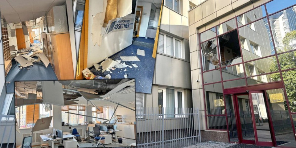 Ruski udar na Kijev! Pogođena zgrada sa delegacijom EU (FOTO/VIDEO)