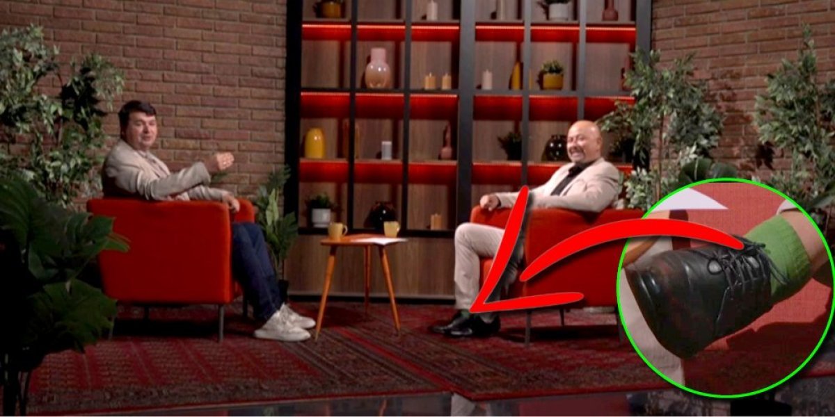 Šok u programu uživo! Svi prasnuli u smeh, i to zbog čarapa - pogledajte o čemu se radi (FOTO/VIDEO)