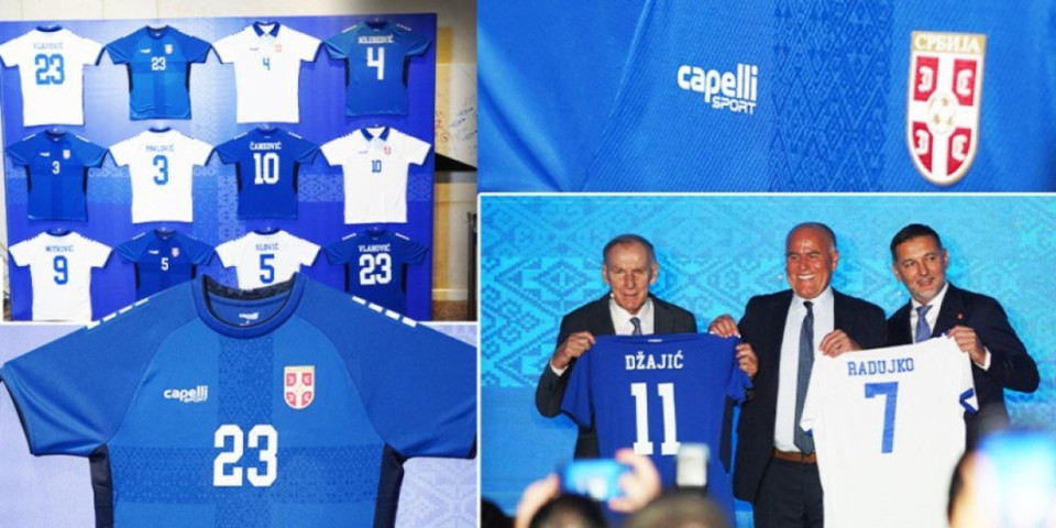 (ANKETA) Ovako izgleda novi dres reprezentacije Srbije! Da li vam se dopada?