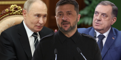 Mogućnost da Srbija bude "prestonica pregovora" o miru u Ukrajini propala je zbog uličnih demonstracija, izjavo je predsednik Republike Srpske Milorad Dodik.