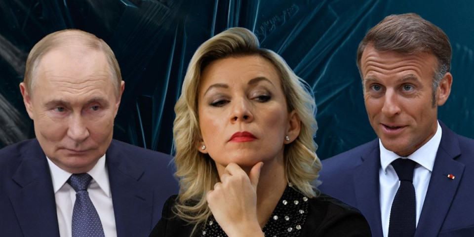 Pljušte uvrede: Makron nazvao Putina čudovišem - Zaharova oštro reagovala