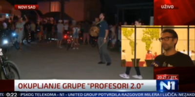 Vladan Joler, profesor s Akademije umetnosti u Novom Sadu, priznao je za tajkunsku N1 da petnaestak njegovih kolega podržava blokadere, dok pomenuta visokoškolska ustanova ima 315 zaposlenih profesora i saradnika.