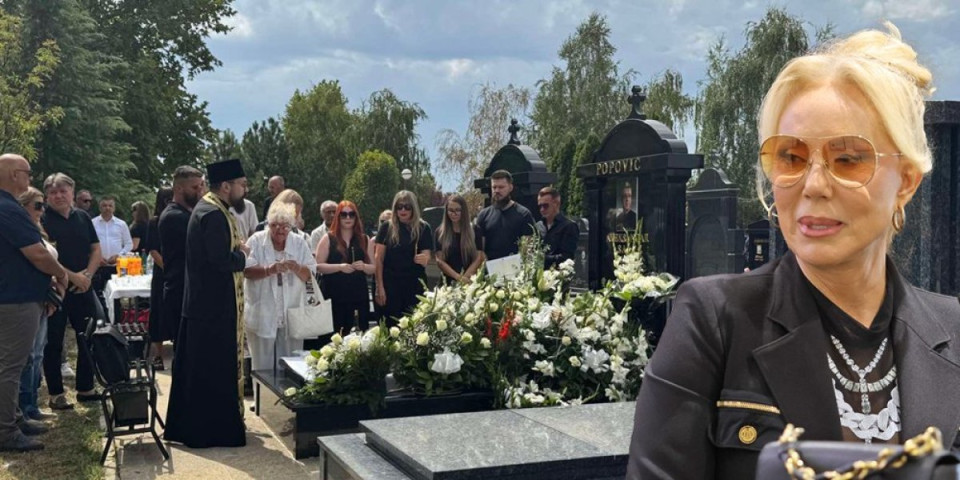 Od kume ni traga! Lepa Brena se ponovo nije pojavila na pomenu Saše Popovića