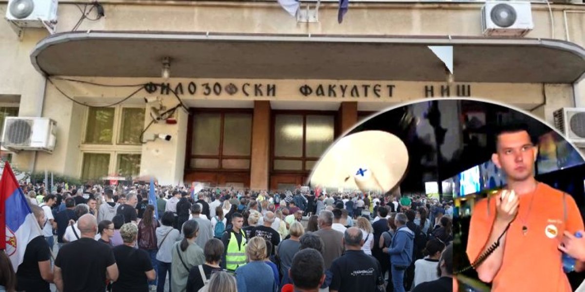 Leti perje među blokaderima u Nišu: Plenum žestoko udario na pumpadžiju i nasilnika Mateju Nikolića - vodi se "rat" na grupama