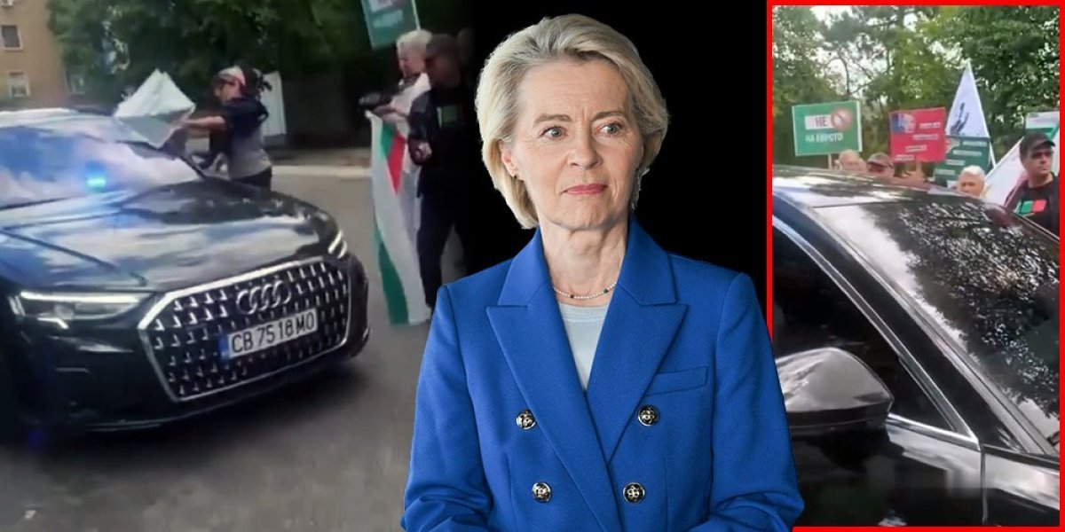 Ursula izviždana u Bugarskoj: Evo kako su je dočekali - pa ovo je brutalno! (VIDEO)