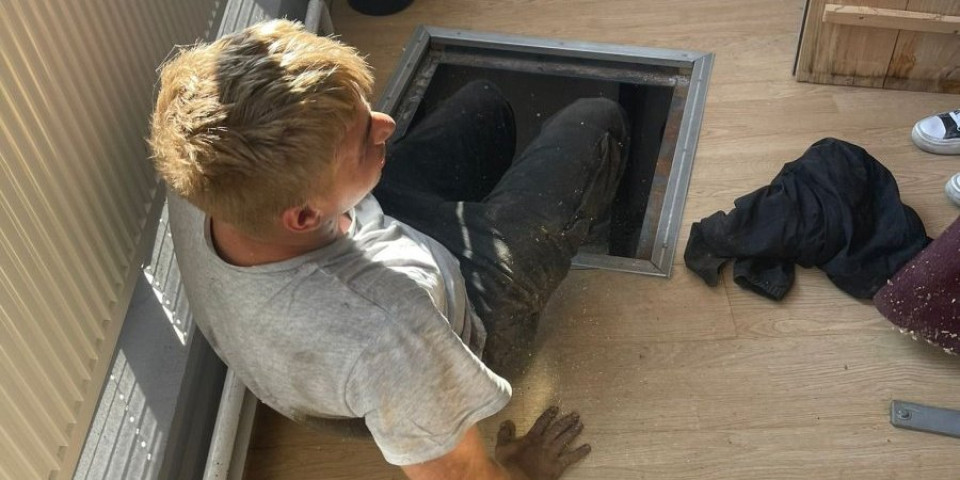 (VIDEO) Došli smo do šok snimka: Blokaderi se krili u rupi kao Sadam Husein!