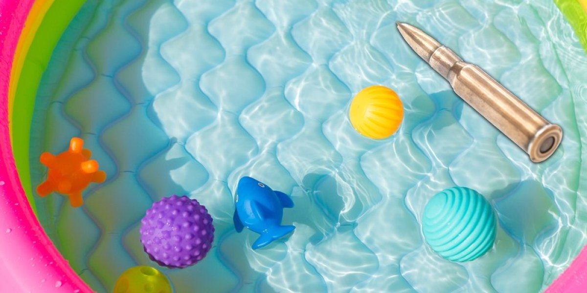 Metak završio u dečijem bazenu: Uznemirujući snimak iz Novog Pazara (VIDEO)