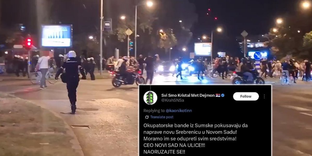 Jeziva poruka blokadera fašiste, pozvao na ubijanje policije i naroda, pa ponovio njihovu ideologiju: "Srbi su genocidni"