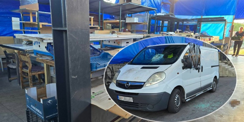 Izbo čoveka zbog polomljenih jaja?! Detalji napada na pijaci na Medaku (FOTO/VIDEO)