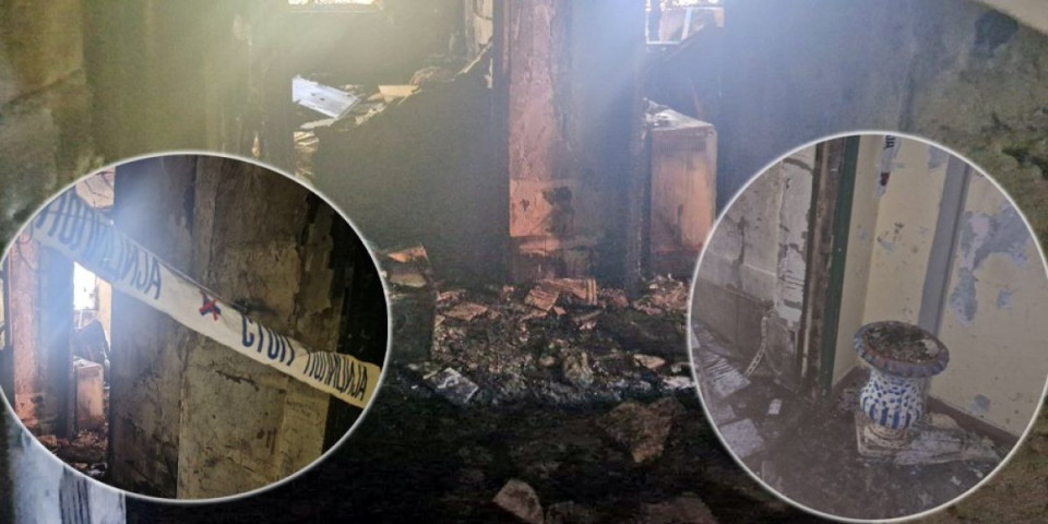 Jezive fotografije: Od stana koji je izgoreo u Sremčici ostalo zgarište (FOTO)