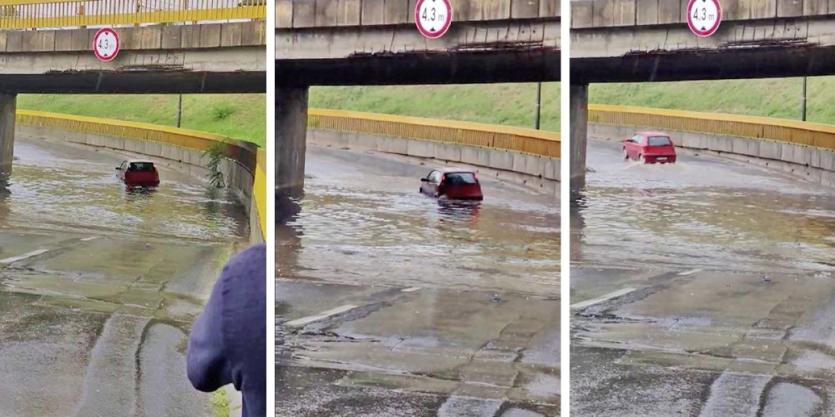 Zanosi ga, al' ide! Kako je majstor provezao mašinu (VIDEO)