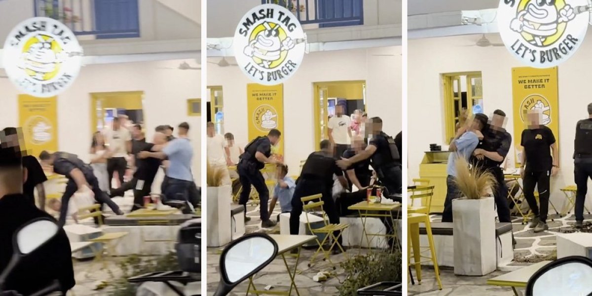Scene kao iz filma: Turisti rušili sve pred sobom, policija nemoćna (VIDEO)