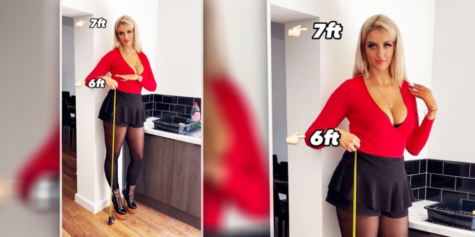 Zovu je džinovskom rasturačicom brakova: Ima 2 metra, zaradila brdo para zbog nogu (VIDEO)