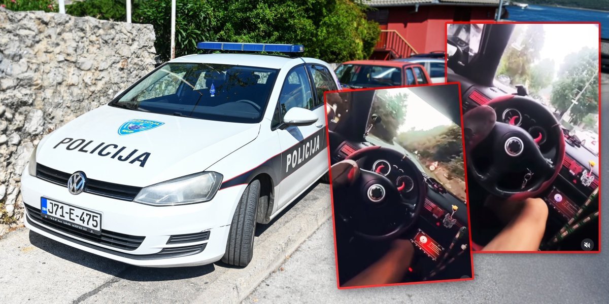 Manijak automobilom upravljao nogom, sve snimao! Uhapšen pomahnitali vozač - snimak ledi krv u žilama (VIDEO)