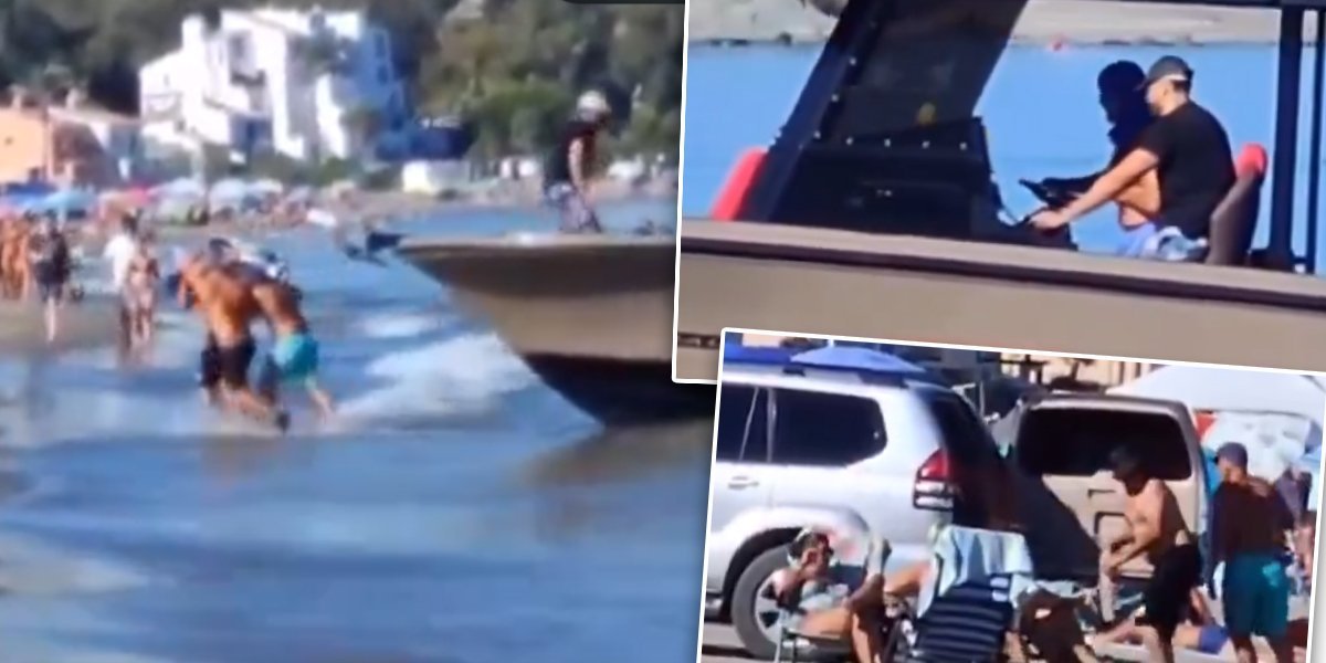 Droga na izvol'te: Dileri u sred bela dana na plaži iskrcavali narkotike (VIDEO)