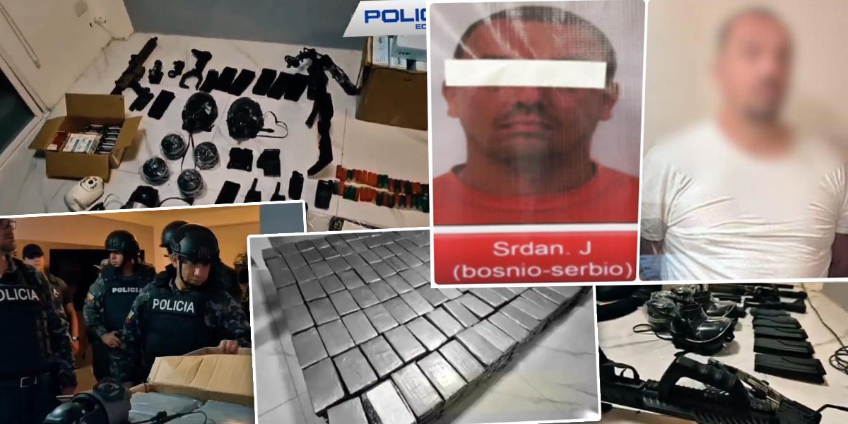 Srbin na čelu klana u Ekvadoru: Jezdimir komandovao iz ćelije, njegovi saradnici pali zbog 9,3 tone kokaina (FOTO)