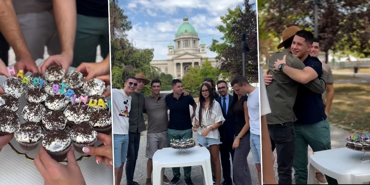 Srećan rođendan, Miloše legendo! Pavloviću kolege priredile iznenađenje u Pionirskom parku: "Svi za jednog, jedan za sve" (VIDEO)