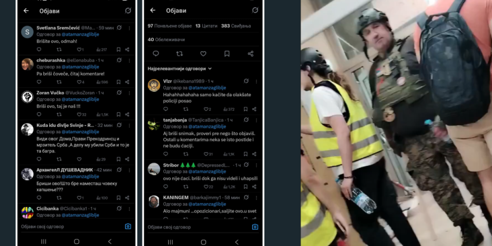 (FOTO/VIDEO) Briši ovo, ovaj je naš! Šok ispala blokadera, ovo morate da vidite