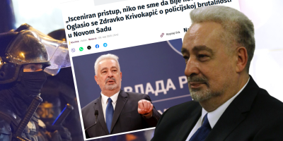 Bivši premijer Crne Gore Zdravko Krivokapić otvoreno se meša u unutrašnja pitanja Srbije i podržava blokadere-teroriste.