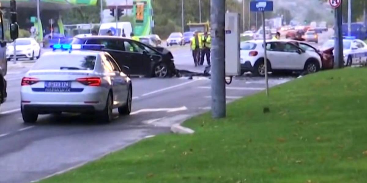 Težak sudar na Karaburmi