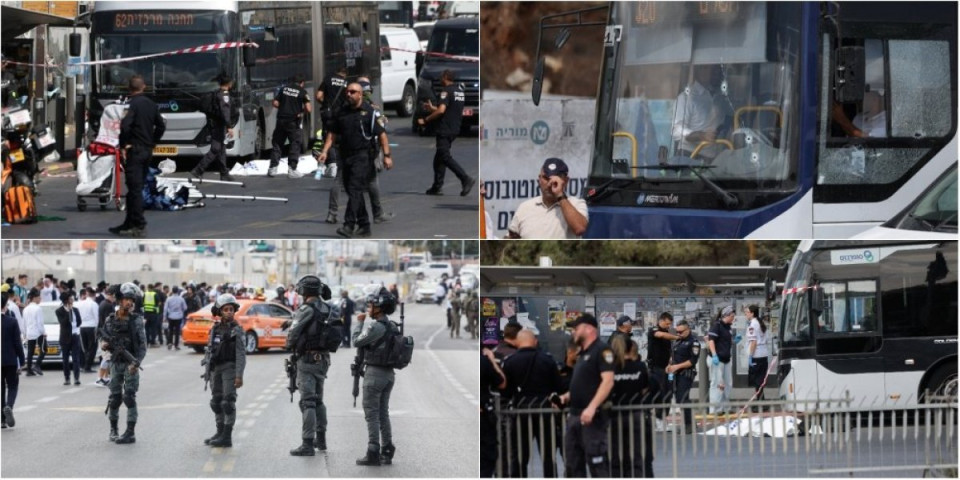 Upali u autobus i počeli masakr: Prvi snimci iz Jerusalima, najmanje 6 mrtvih, 22 ranjena