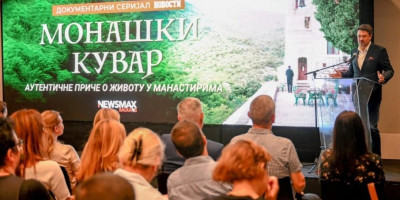 Promocija dokumentarnog serijala "Monaški kuvar" autentičnog dela u produkciji "Novosti", koji na jedinstven način spaja duhovnost, tradiciju i čoveka, održana je danas u svečanoj sali Central Hall MTS Dvorane.