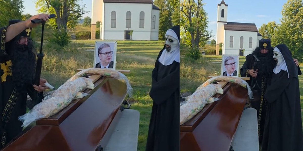 Za njihovu bolest nema leka - Blokaderi sahranili Vučića!?! (VIDEO)
