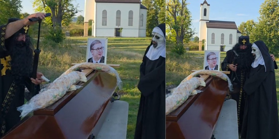 Za njihovu bolest nema leka - Blokaderi sahranili Vučića!?! (VIDEO)