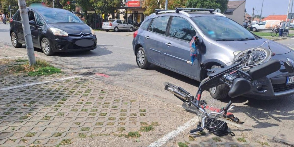 Udario ženu na električnom biciklu