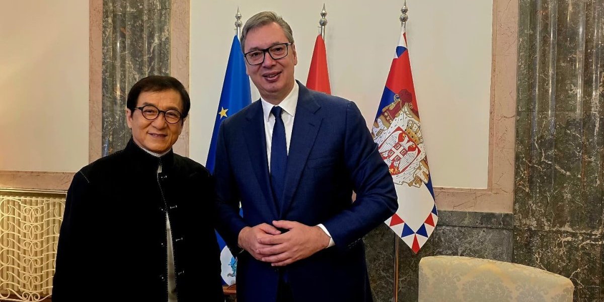 Aleksandar Vučić i Džeki Čen