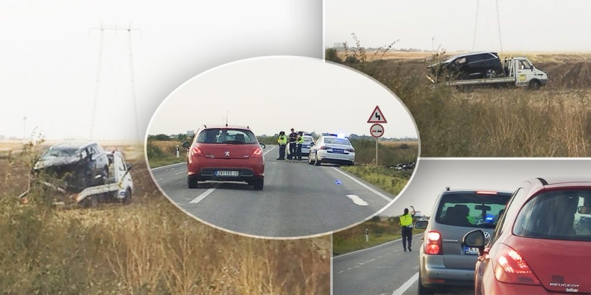 Jedna osoba poginula, druga povređena: Detalji nesreće na putu Zrenjanin-Melenci (FOTO)