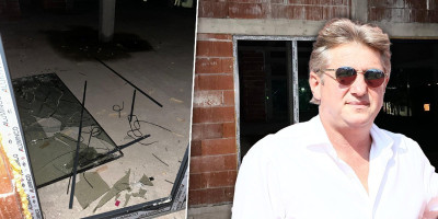 Tokom noći dogodio se novi teror u režiji blokadera zgubidana u Kosjeriću. Ovoga puta, meta je bio Željko Rstić, kum glavnog i odgovornog urednika Informera Dragana J. Vučićevića.