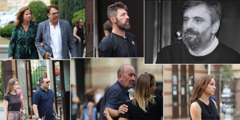 Završena kremacija Mihailu Vukobratoviću: Sin i supruga neutešni, glumci uplakani napuštali kapelu