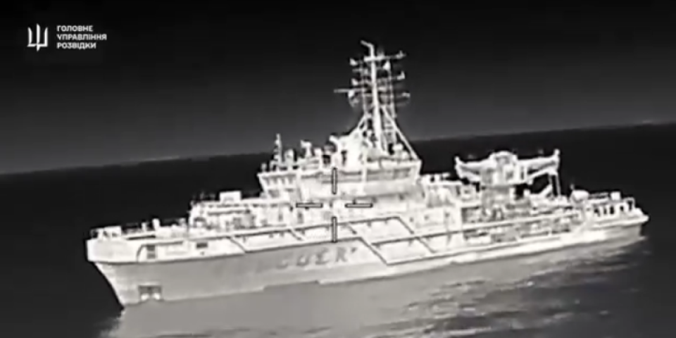 (VIDEO) Drama na Crnom moru: Pogođen Putinov brod, objavljeni jezivi snimci razaranja