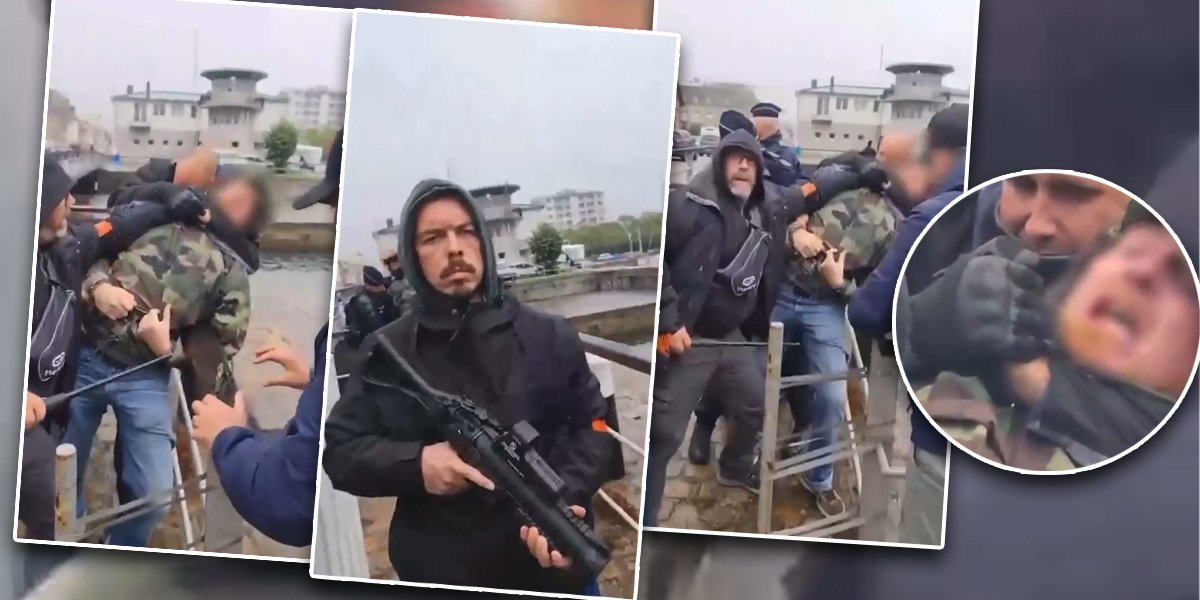 Bez milosti - Pogledajte šta su policajci EU uradili nasilnom blokaderu koji je palio zemlju: Snimak obišao svet