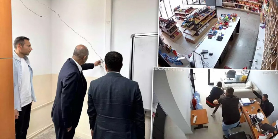 Panika i strah! Jak zemljotres pogodio Tursku: Epicentar kod državne televizije (VIDEO)