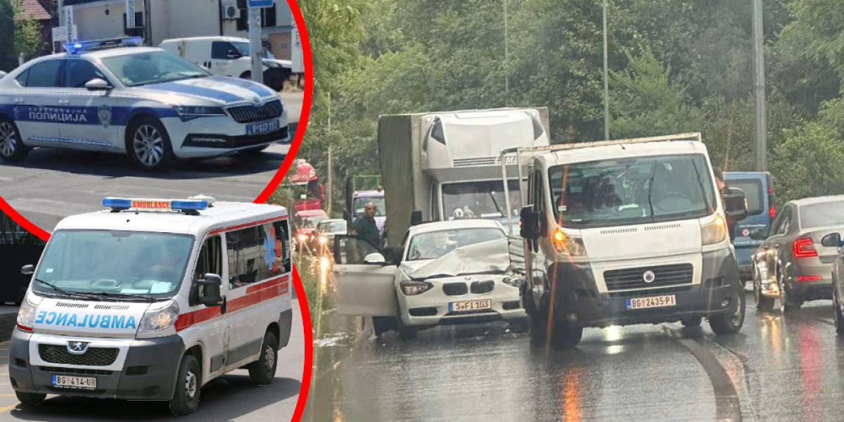 Karambol kod Užica: Težak udes, zastoji u oba smera (FOTO)