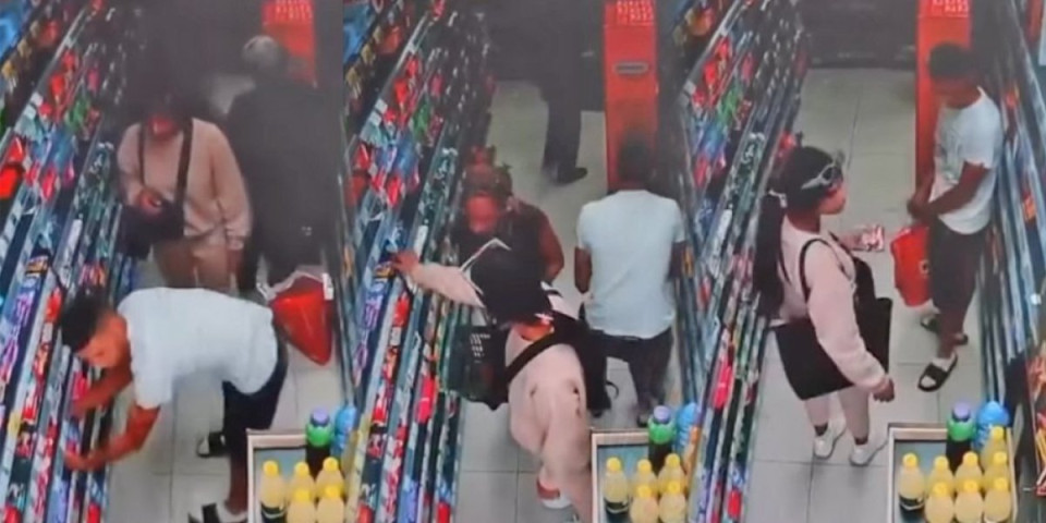 Muškarac krao, žene ga pokrivale: Bizarne scene u Kotežu (VIDEO)