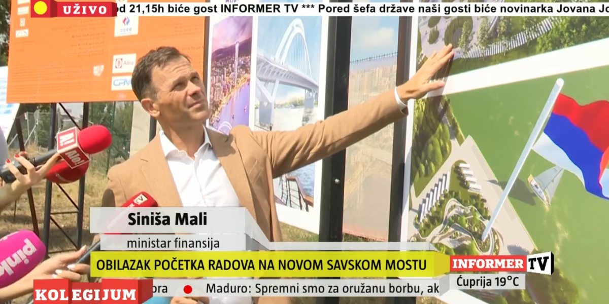 Siniša Mali prikazuje nove projekte