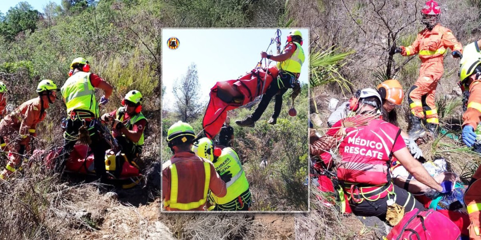 Uznemirujuće! Prve fotografije nesreće u Valensiji, bokser iz Kragujevca i njegov drug sleteli sa litice (FOTO)