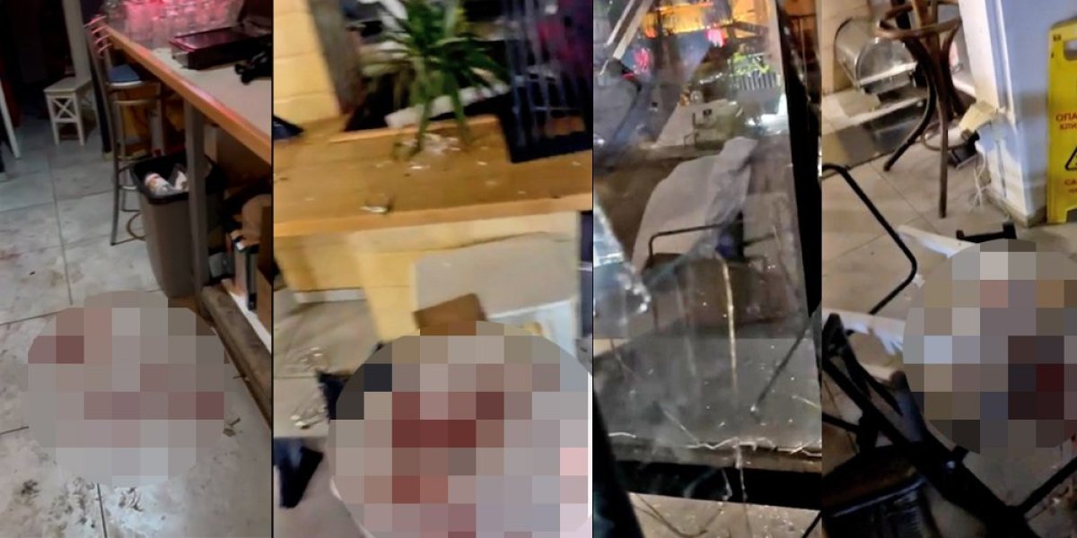 Navijač bio meta napada u kafiću u Vojvode Vlahovića! Potpuno demoliran - krv i staklo na sve strane (VIDEO)