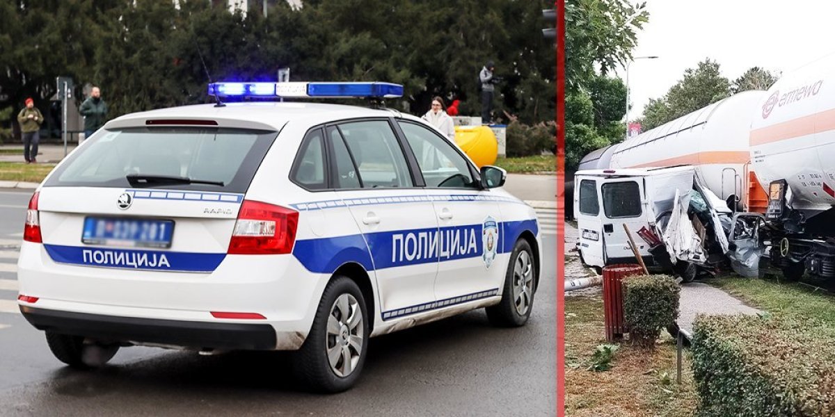 Kompozicija TNG-A "sažvakala" kombi na pruzi! Jeziv udes u Smederevu (FOTO)