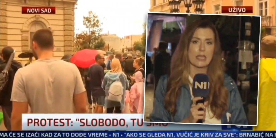 "Profesori PMF-a analizom utvrdili da je policija bacala CN gas na građane": Reporterka N1 brutalno slagala (VIDEO)
