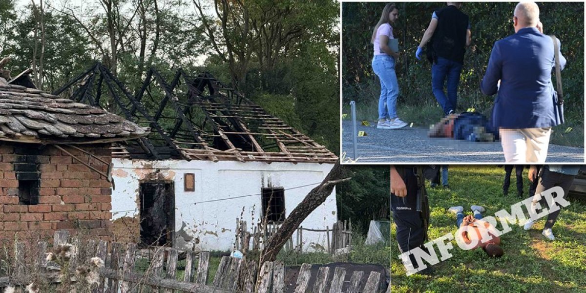 Ovo je kuća koju je krvnik iz Obrenovca zapalio: Snimao kako mu brat umire (FOTO)